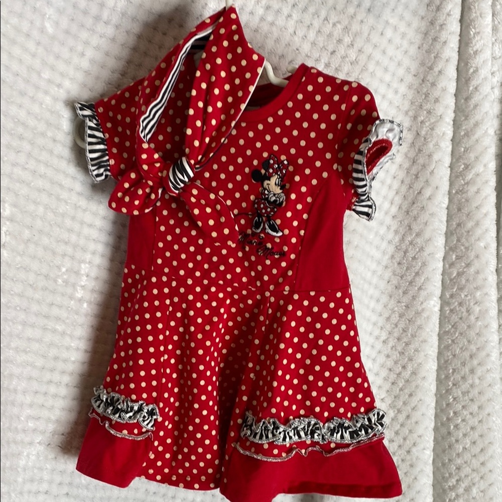 Walt Disney World Minnie Mouse Dress with Polka Dots